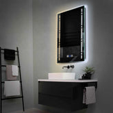 Espejo LED Vertical | Botones táctiles | Función antivaho | Temperatura de color ajustable - Reyze Seria Minimal Model 3